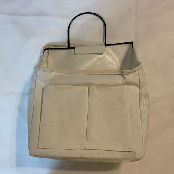 Hanging storage bag BUNDLE of 2. Great for bedside or in a bathroom - Picture 1 of 11
